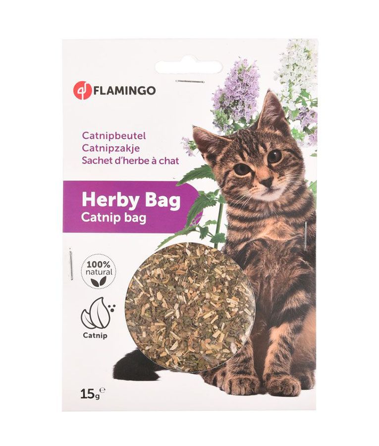 Flamingo Ollie Herby Catnip Bag - OS