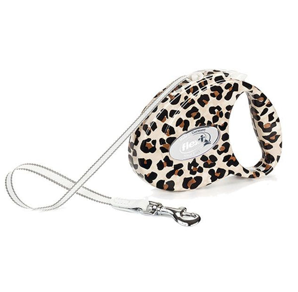 Flexi Fashion Retractable Dog Leash - ZEBRA S/3M