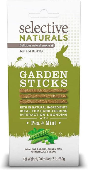 Selective Naturals Garden Sticks Rabbit Treats 60g - 60g