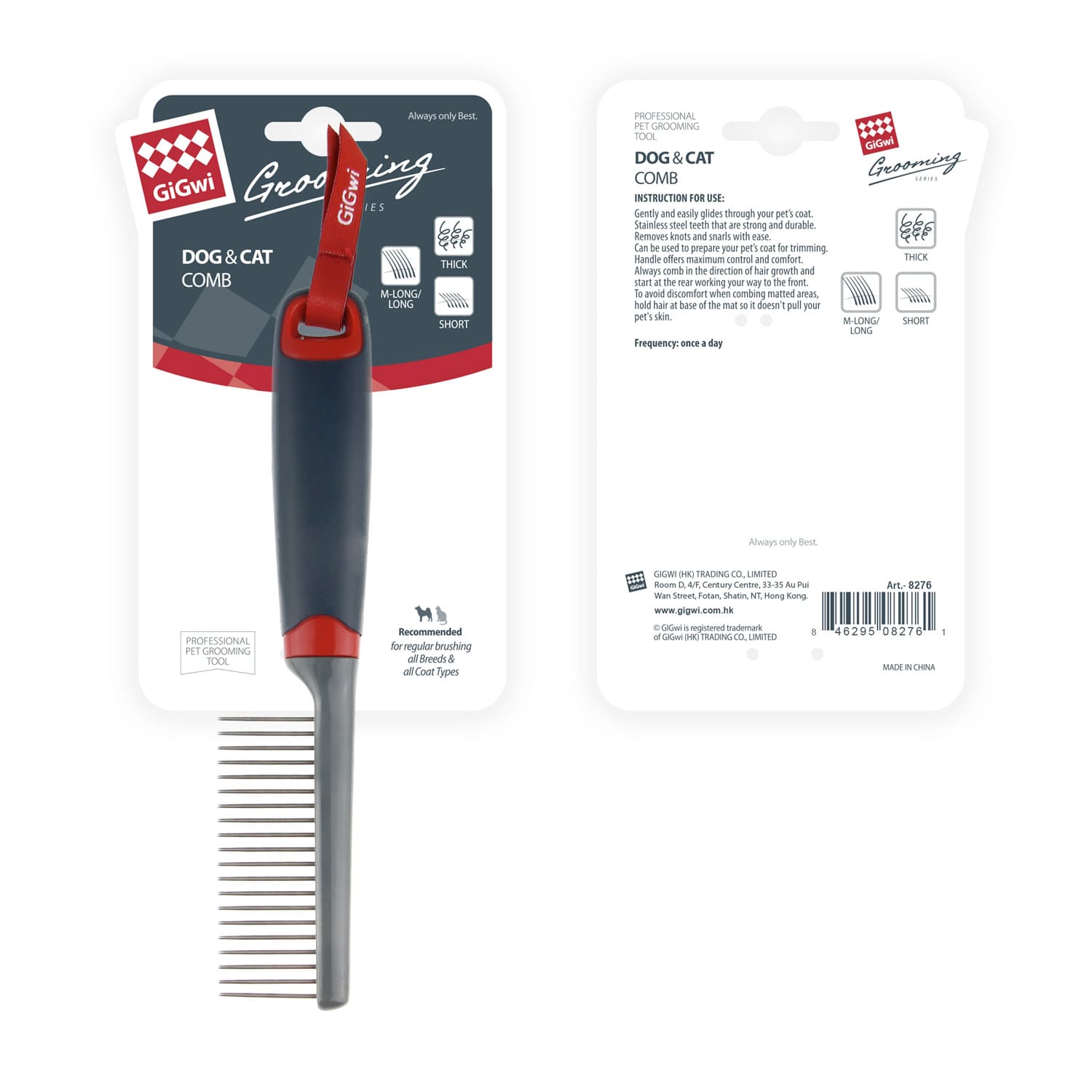 Regular Comb for Dogs and Cats