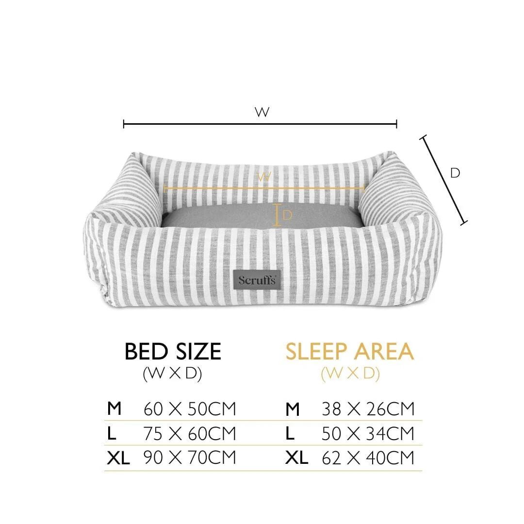 Scruffs Coastal Box Dog Bed - Blue X-Large