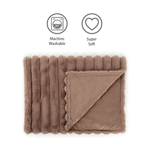 Scruffs Aspen Pet Blanket - Taupe Medium