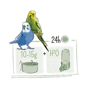 Witte Molen Puur Budgie[Weight - 750g]