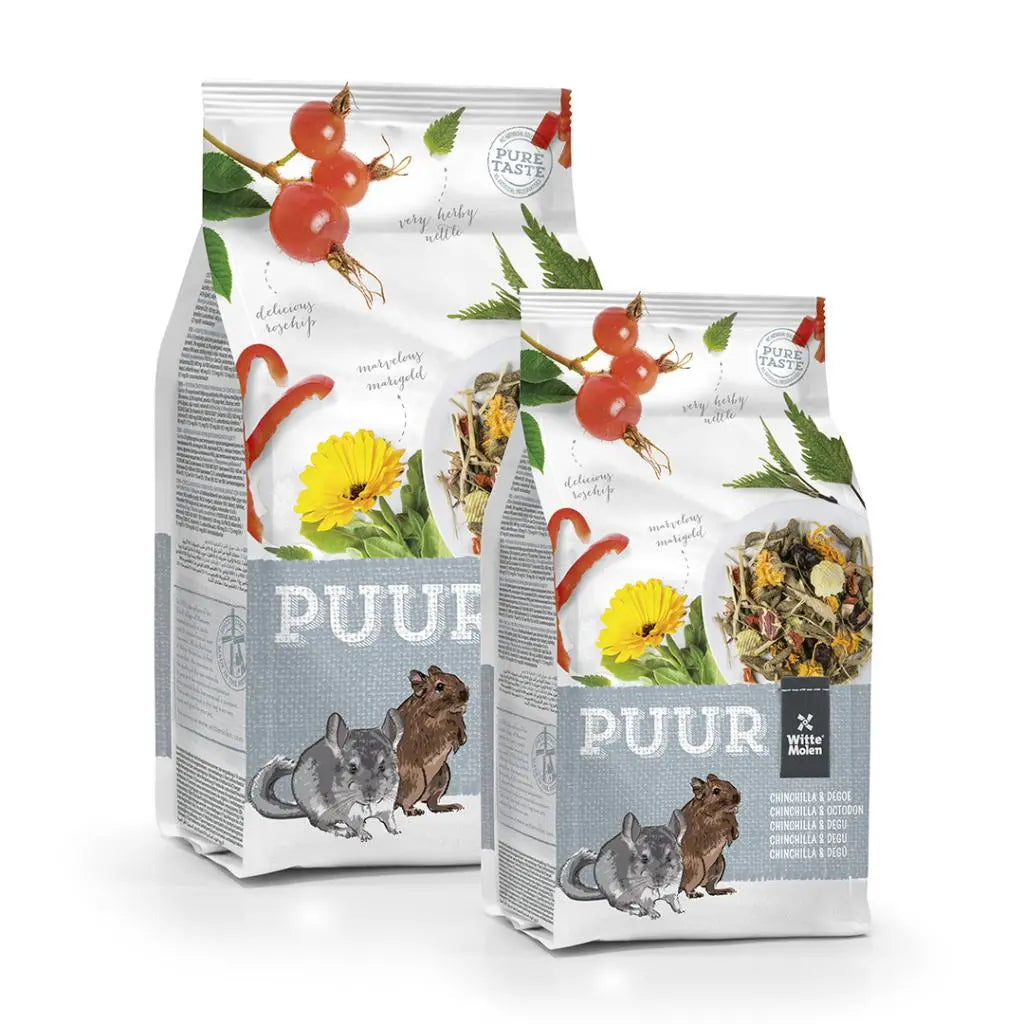 Witte Molen Puur Chinchilla & Degu 2kg[Weight - 2kg]