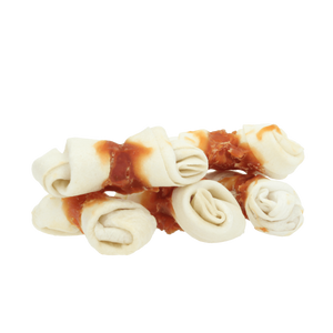 Pets Unlimited Chewy Bone with Chicken Small Dog Treats 5pcs  -