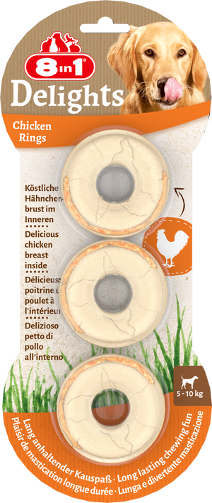 8in1 Delights Chicken Rings 119 g