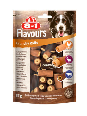 8in1 Flavours Crunchy Rolls 85 g