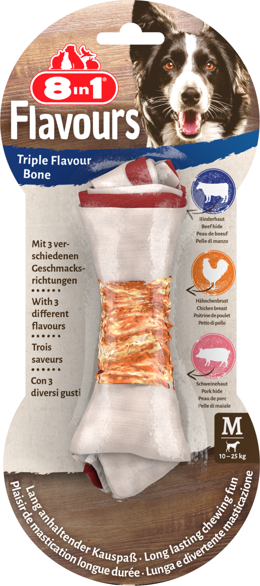 8in1 Triple Flavour Bone M, 65 g