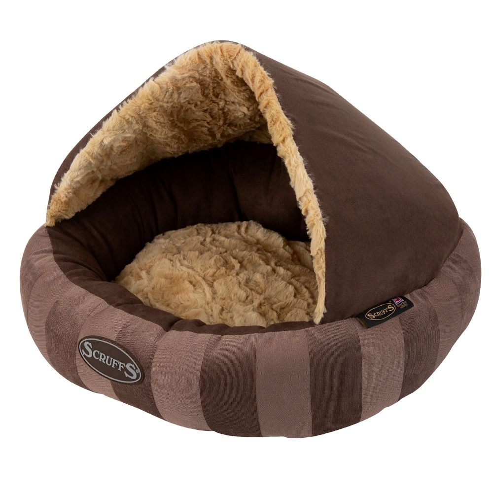 Scruffs AristoCat Tramps Dome Cat Bed - BROWN