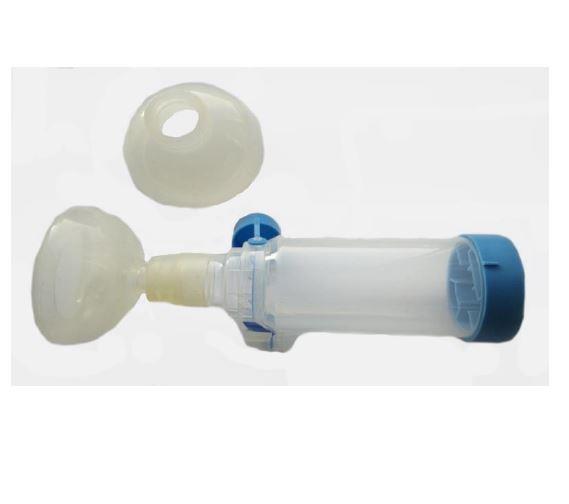 AEROSOL CHAMBER FOR METERED DOSE INHALER, S/M, 5/PK