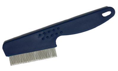 FLEA COMB WITH HANDLE, 10/PK, BLUE