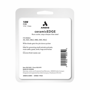 Andis CeramicEDGE® #10W Fine Wide Blade