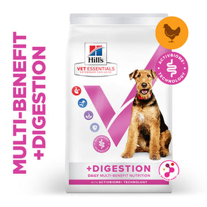 Hill’s Vet Essentials Multi-Benefit + Digestion Adult Medium Breed Dog Food with Chicken (2KG)