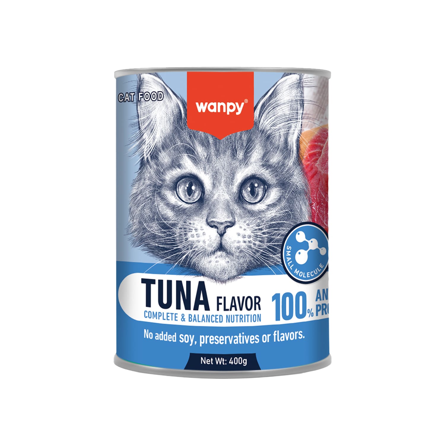 Wanpy Complete Paste Canned Food for Cats (Tuna) – 400g