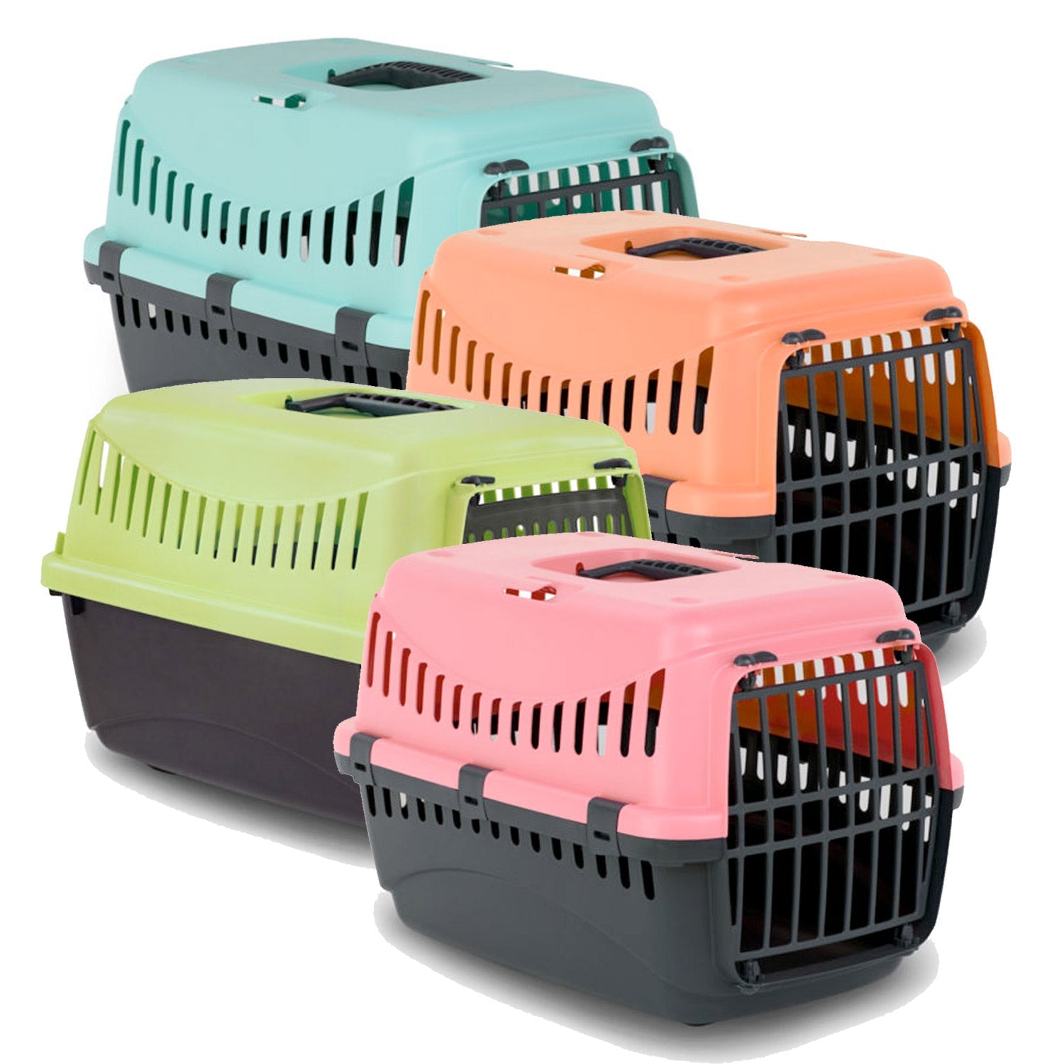 Transportino Gipsy Plastic Door - pink - 46x31x32h (SMALL)