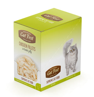 Cat Fest Chicken Fillets In Tender Jelly For Cats 70g [MOQ:12pcs]