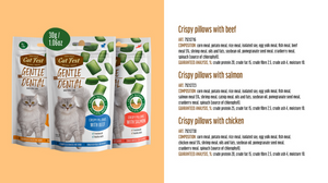 Cat Fest Dental Treats For Cats -Crispy Pillows -Beef 30g
