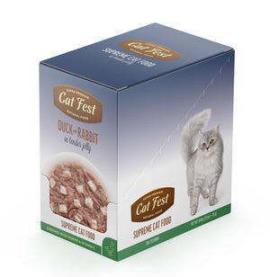 Cat Fest Duck With Rabbit In Tender Jelly For Cats 70g [MOQ:12pcs]