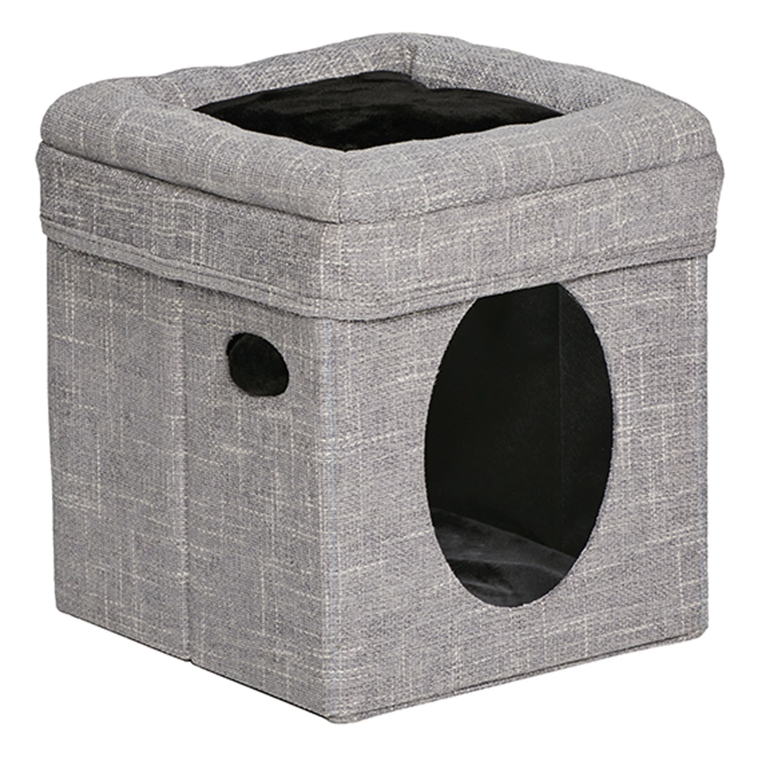 Curious Cat Cube – Silver