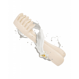 Dentalight 2.7" Vital Fiber Brush Dog Snack - 8pcs With 20% goat's milk powder [Vanilla flavour]-80g
