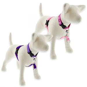 Dog Basic Solids No Pull Harness - green - 3/4" width - 16" -26"