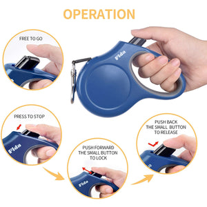Fida Retractable Dog Leash (JFA Series) - L - brown