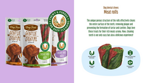 Dog Fest Dental Treats For Adult Dogs -Chewy Roll - Beef 100g