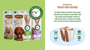 Dog Fest Dental Treats For Adult Dogs -Twister -Beef 90g (13cm)
