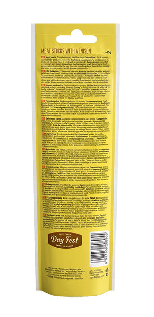 Dog Fest Meat Sticks With Vension For Adult Dogs[Weight - 45g]