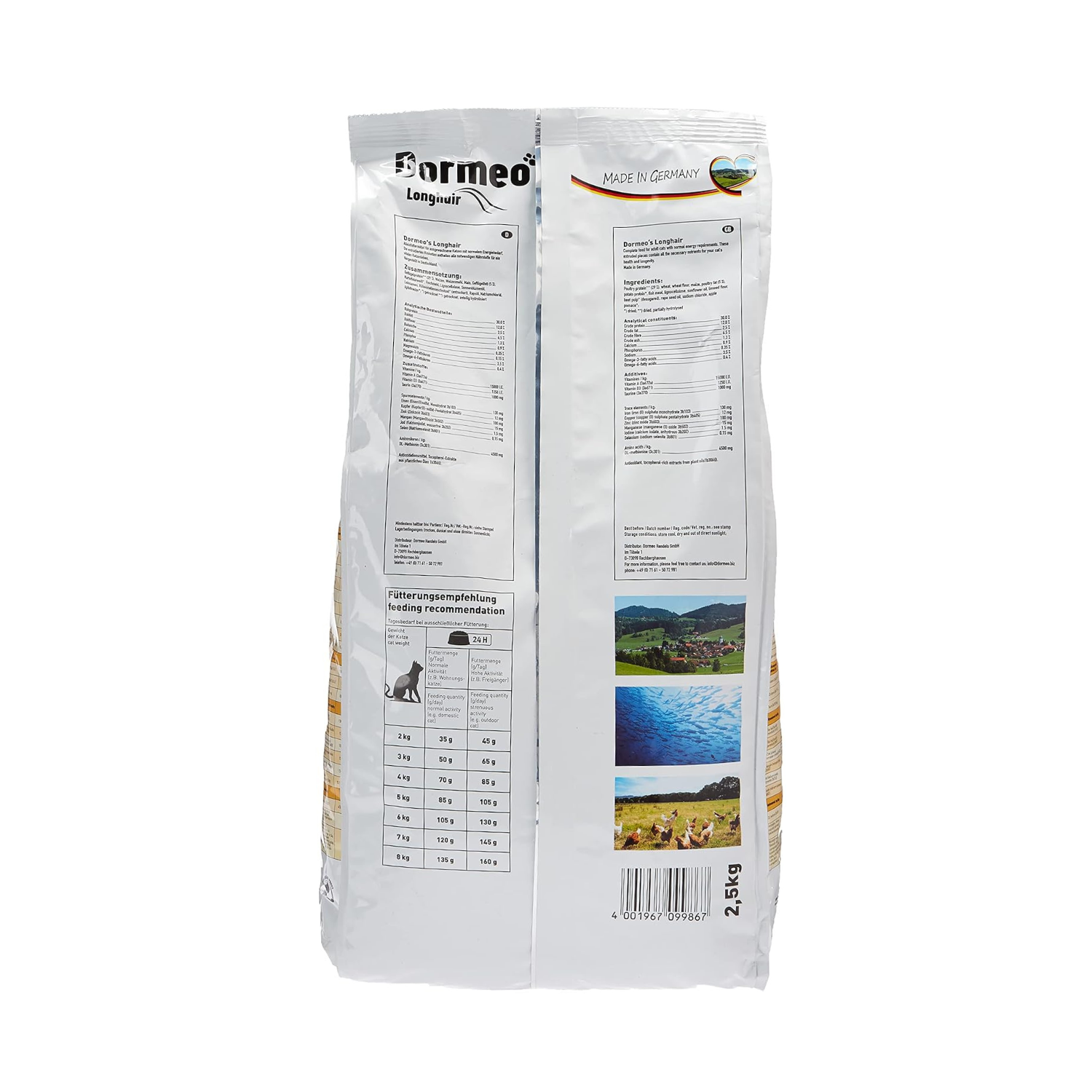 Dormeos Cat Longhair Dry Food[Weight - 2.5kg]