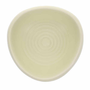 Duvo+ Feeding Bowl-Stone-Triangle bull's eye S - 160ml - 11x11x5cm Yellow-green
