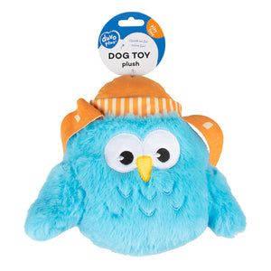 Duvo+ Plush Owl Boy 24X17X8cm Blue