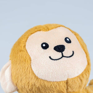 Duvo+ Plush Pawbies Monkey Crackle Dog Toy 23x9x33cm - Brown