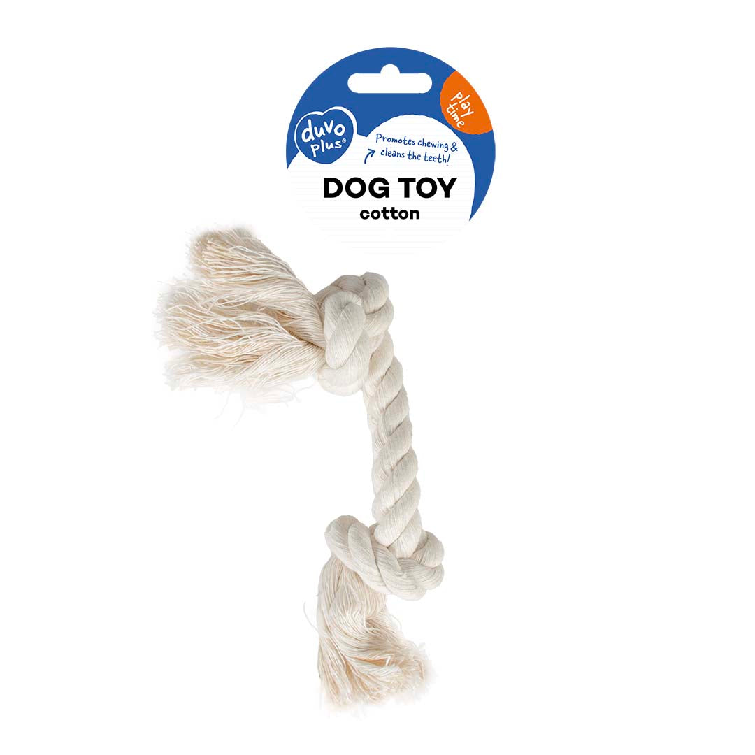 Duvo+ Tug Toy Knotted Rope 37cm White