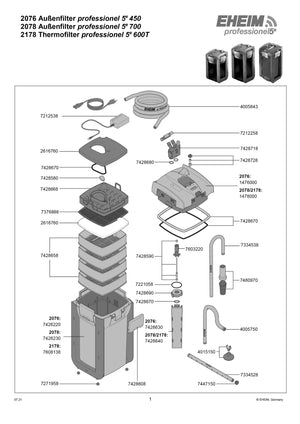 EHEIM professionel 5e 700 external filter