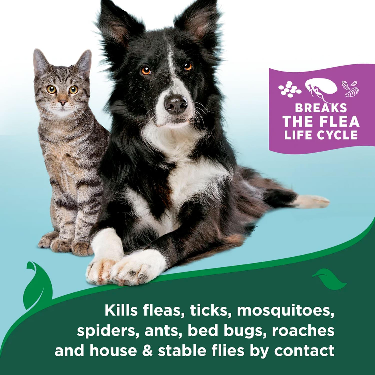 Vet’s Best Flea and Tick Cat Easy Spray – Cotton Spice Scent, 14 oz.