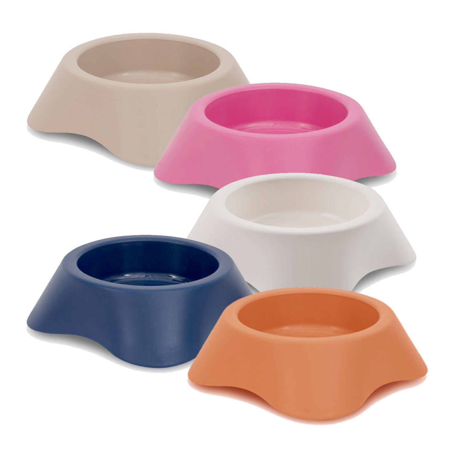 Food bowl NUVOLA - 1.7 Lt - light-orange