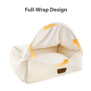 GiGwi Place – Covered Bolster Pet Bed