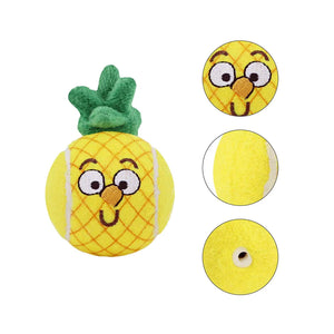 GiGwi Tennis Ball Originals Dog Toy (Pineapple)