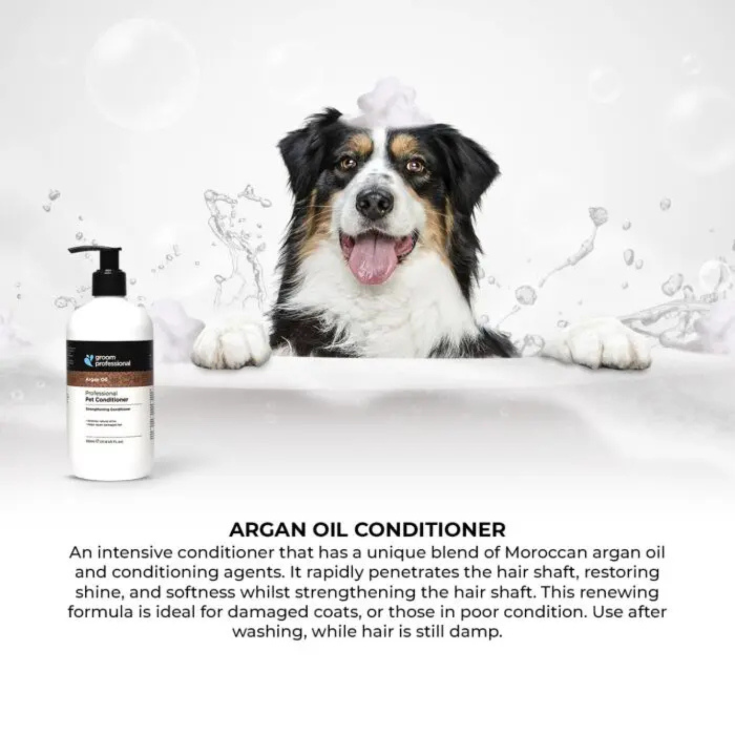 Groom Professional Argan Oil Pet Conditioner[Strengthening]-4 litre