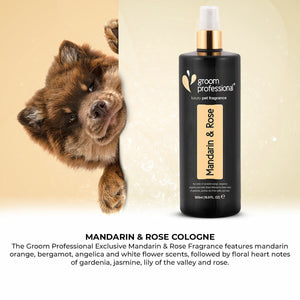Groom Professional Mandarin & Rose Cologne(Luxury)[Volume - 200 ml, Flavor - Mandarin & Rose]