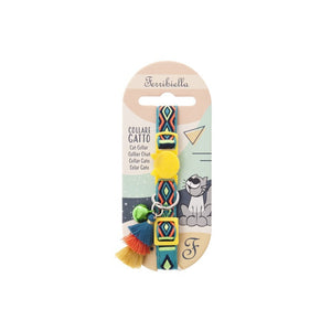 Bohemian Cat Collar – Yellow