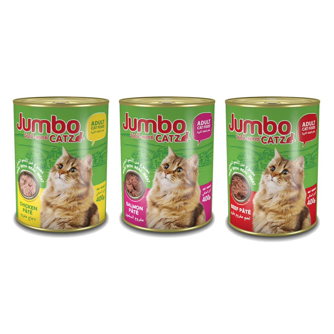 JUMBO Catz Canned Pate 400g - Beef Pate