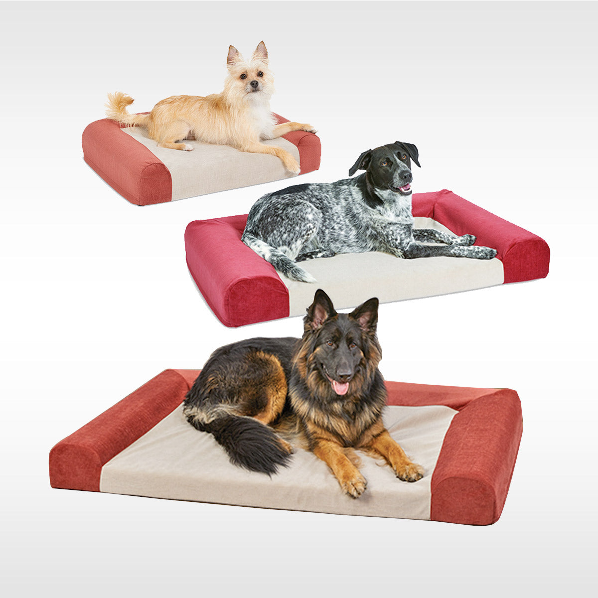 MidWest Signature QuietTime® Memory Foam Sofa Bed - X-Large - grey