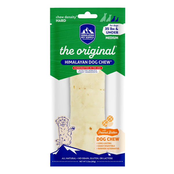 The Original Himalayan Dog Chew – Peanut Butter (Medium)