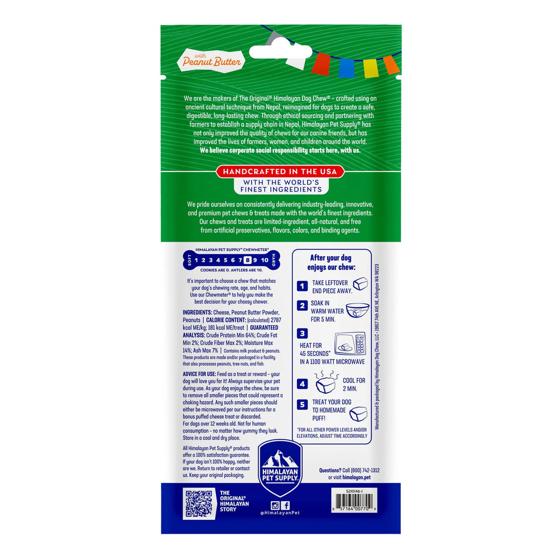 The Original Himalayan Dog Chew – Peanut Butter (Medium)