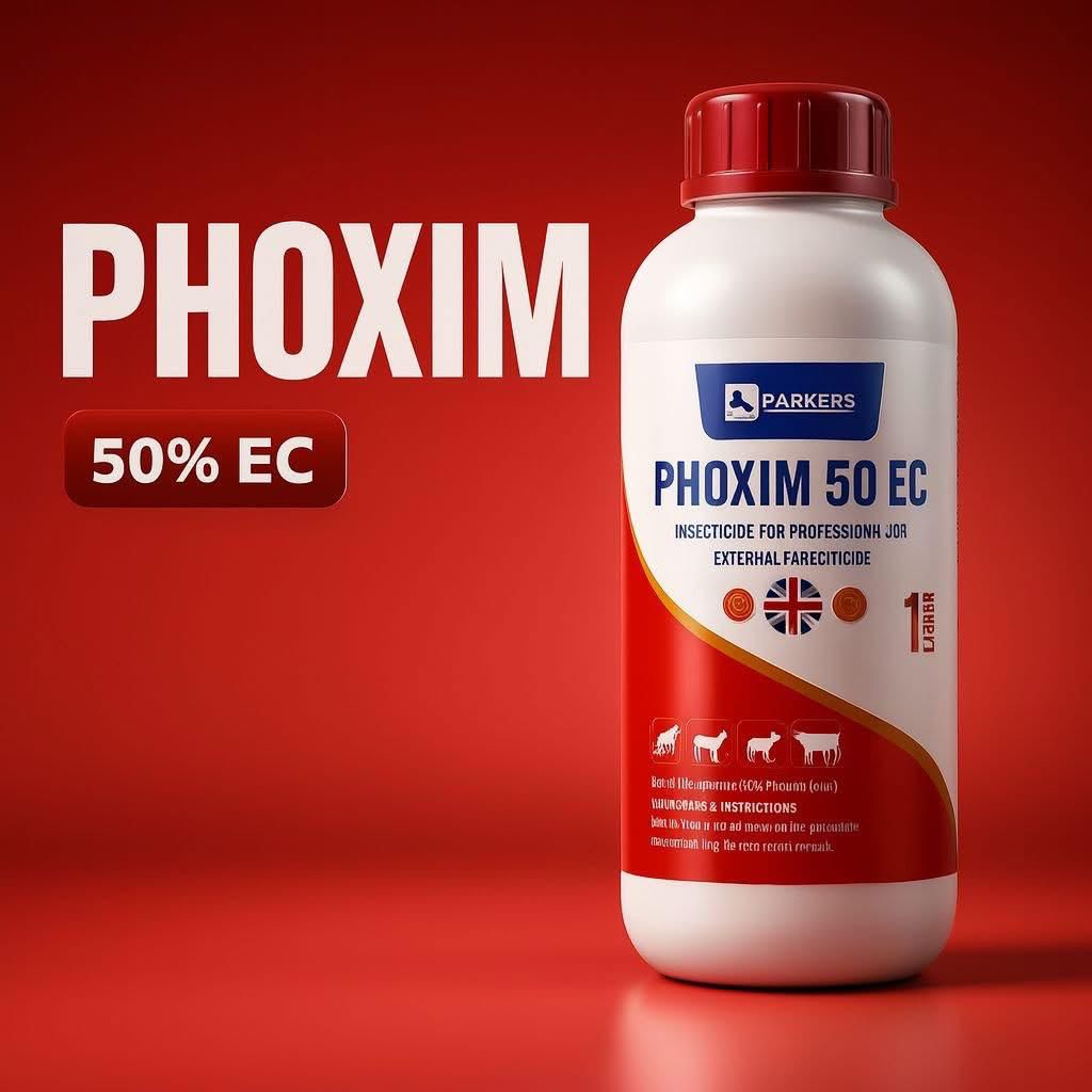 Phoxim 50 EC – High-Potency External Parasiticide for Livestock & Poultry 1Liter