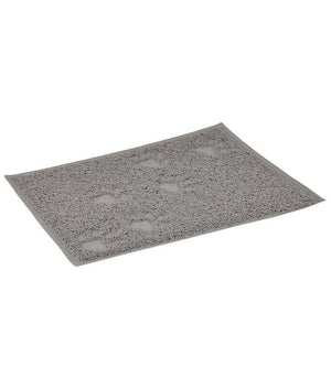 Flamingo Tumbi Rectangular Cat Litter Tray Mat - Blue SMALL