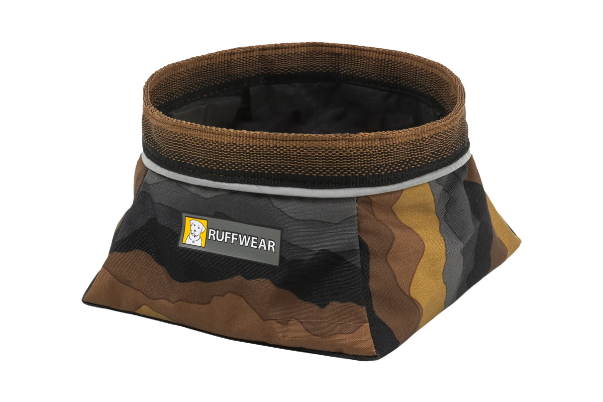 Ruffwear Quencher Cinch Top Packable Dog Bowl - Spring Mountain L