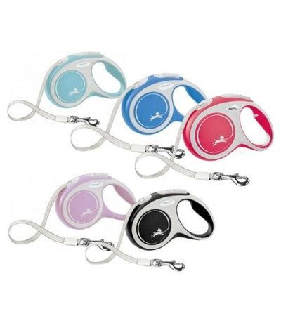 Flexi New Comfort Tape Dog Leash - Pink S/5M